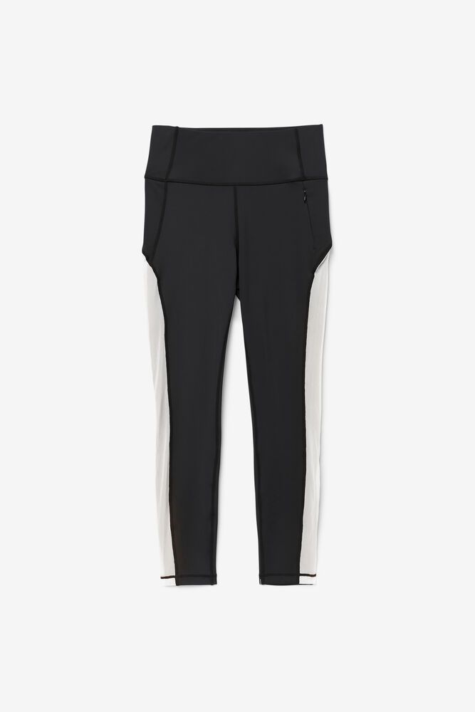 Fila Legging Forza Contrast 7/8s Womens Black - India DJU-809257